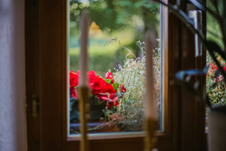 Ausblick aus dem Fenster von der Bierstube